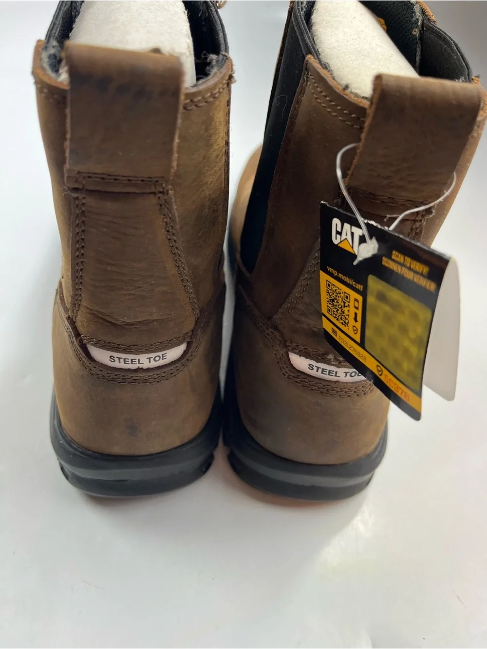 Caterpillar Men's Wheelbase Steel Toe Work Boot  Size 11.5